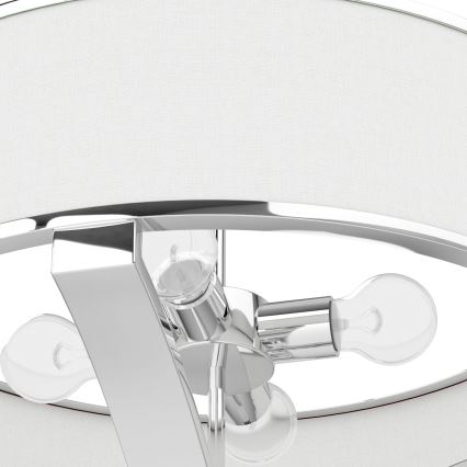 Open Design OR84801 - Luster na štapu GERDO 4xE27/12W/230V sjajni hrom/bela