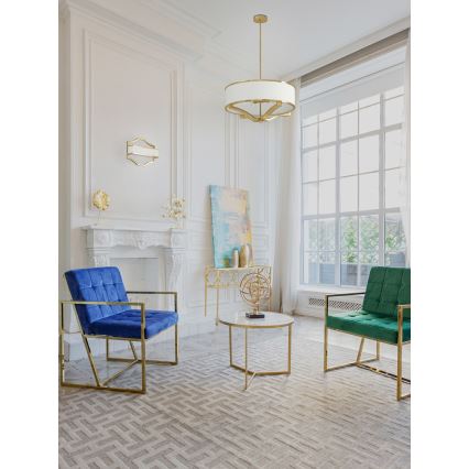 Open Design OR84825 - Luster na šipci GERDO 4xE27/12W/230V zlatna/bela