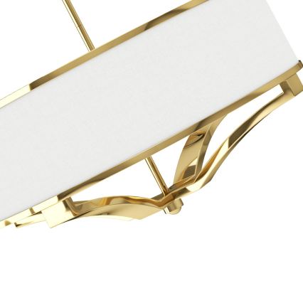 Open Design OR84825 - Luster na šipci GERDO 4xE27/12W/230V zlatna/bela