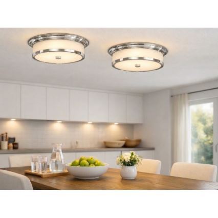 Open Design OR84863 - Plafonsko svetlo FAMBURO 3xE14/12W/230V fi 31 cm sjajni hrom