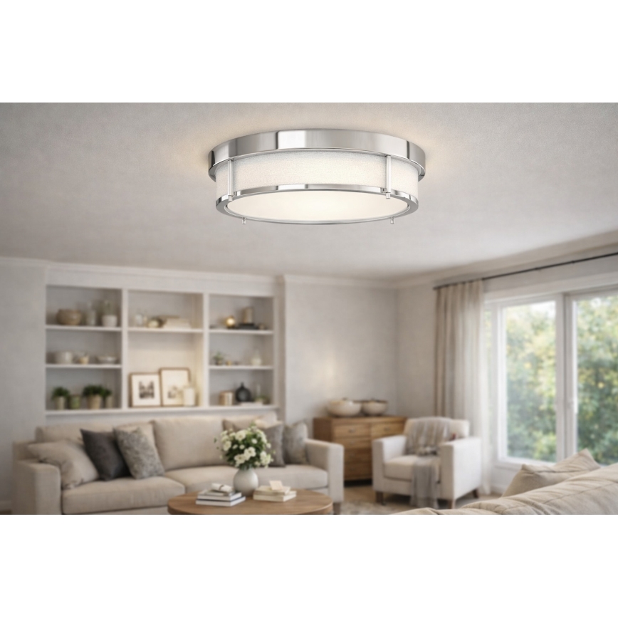 Open Design OR84948 - Plafonsko svetlo ROMI 3xE14/12W/230V prečnik 40 cm sjajni hrom