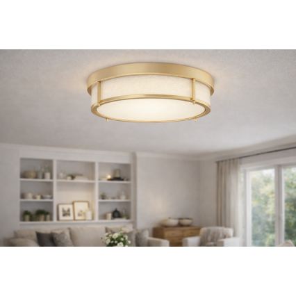 Open Design OR84955 - Plafonsko svetlo ROMI 3xE14/12W/230V, prečnik 40 cm, mesing