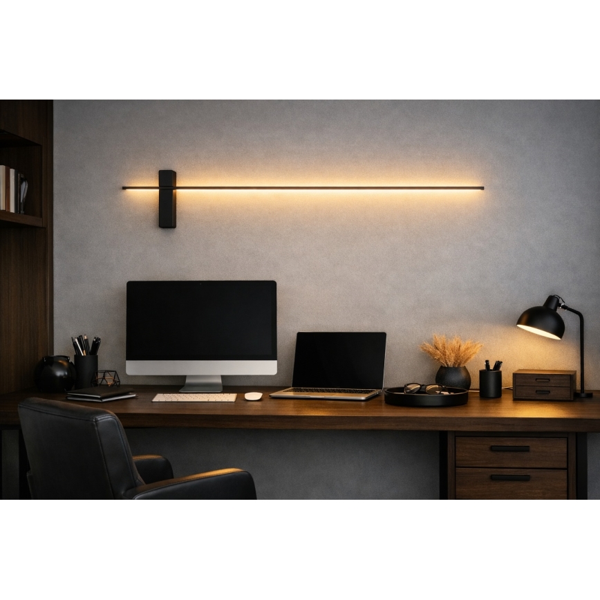 Open Design OR85051 - LED zidno svetlo BENE LED/10,5W/230V 100 cm crna