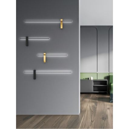 Open Design OR85051 - LED zidno svetlo BENE LED/10,5W/230V 100 cm crna
