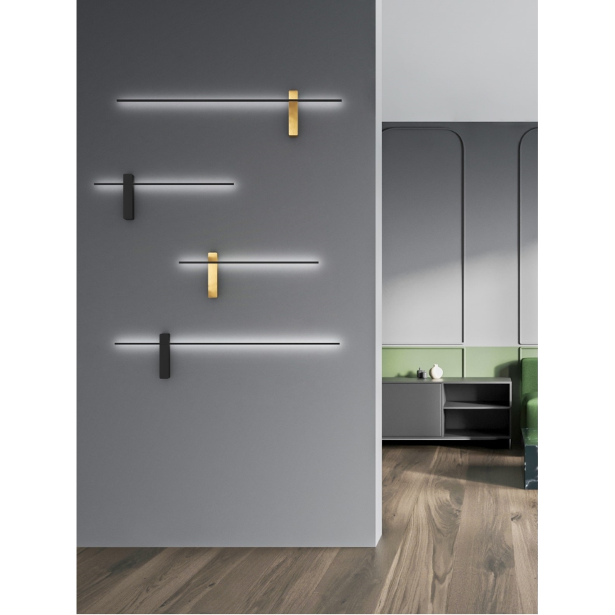 Open Design OR85051 - LED zidno svetlo BENE LED/10,5W/230V 100 cm crna