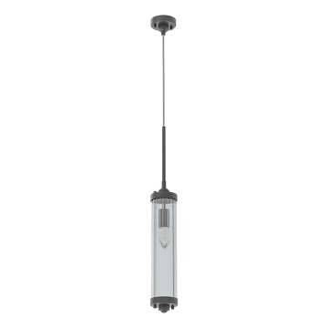 Open Design OR85310 - Visilica na lanku FIATTO 1xE14/12W/230V crna
