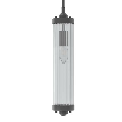 Open Design OR85310 - Visilica na lanku FIATTO 1xE14/12W/230V crna