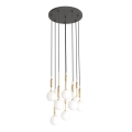 Open Design OR85334 - Luster na sajli ERO 8xG9/8W/230V zlatan