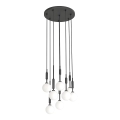 Open Design OR85341 - Luster na sajli ERO 8xG9/8W/230V crna