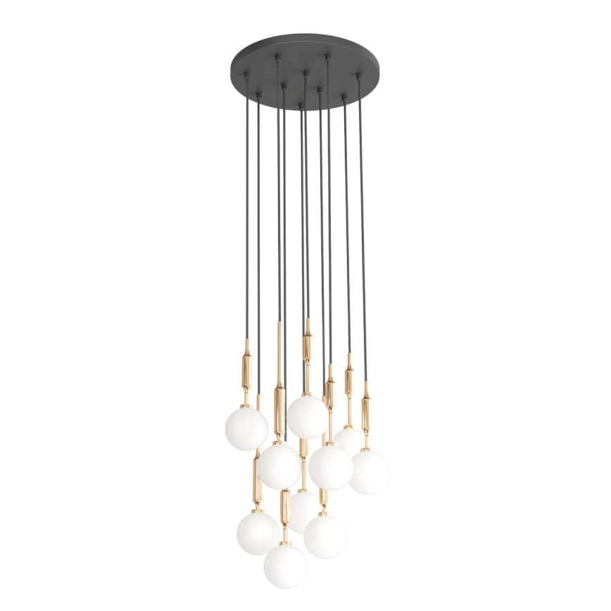 Open Design OR85365 - Luster na sajli ERO 10xG9/8W/230V zlatna