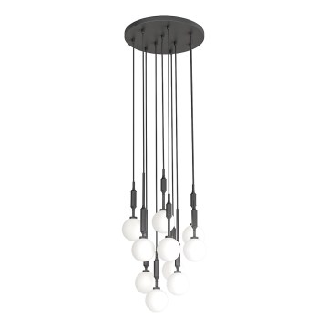 Open Design OR85372 - Luster na sajli ERO 10xG9/8W/230V crna