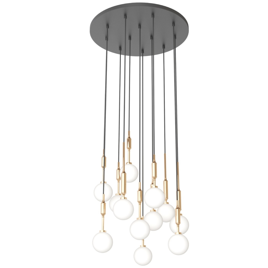 Open Design OR85396 - Luster na sajli ERO 12xG9/8W/230V zlatna