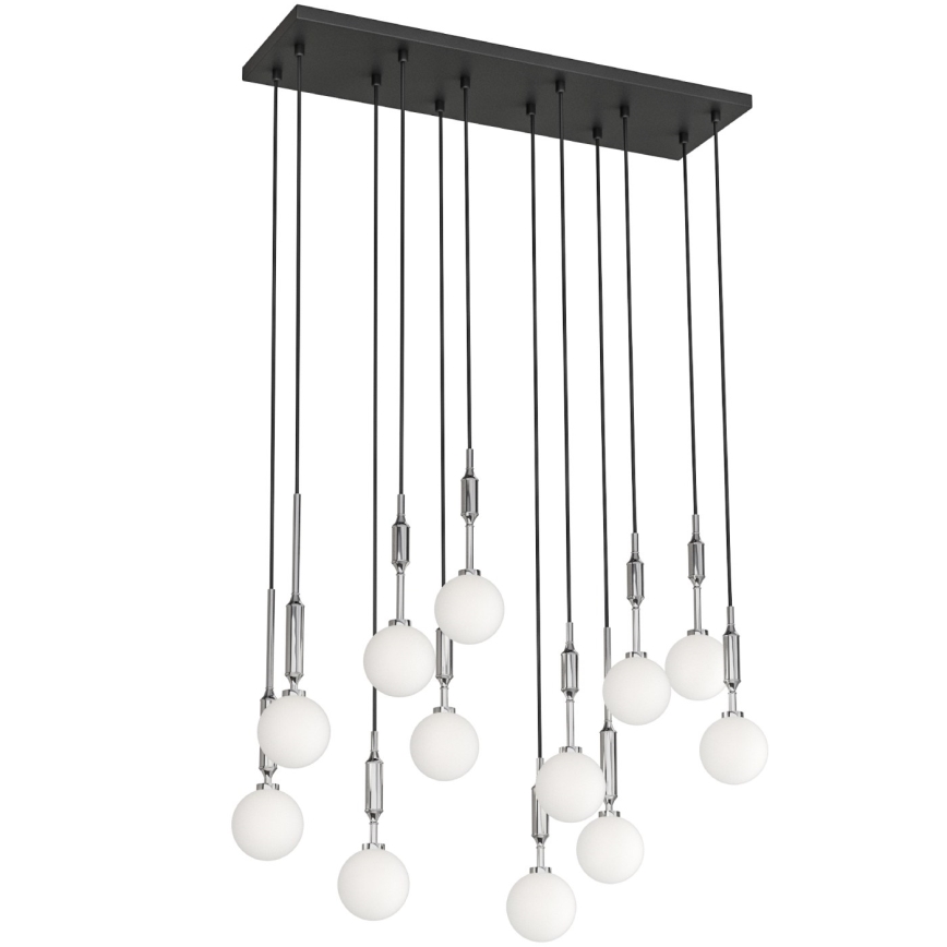 Open Design OR85440 - Luster na sajli ERO 12xG9/8W/230V sjajni hrom
