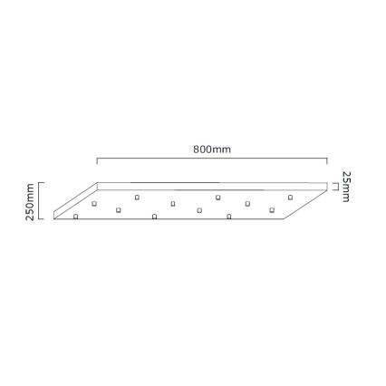 Open Design OR85440 - Luster na sajli ERO 12xG9/8W/230V sjajni hrom