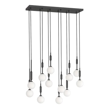 Open Design OR85464 - Luster na sajli ERO 12xG9/8W/230V crna