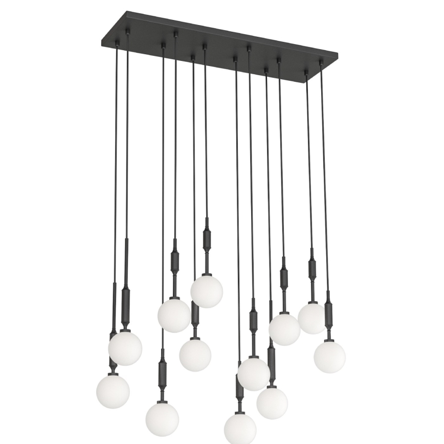 Open Design OR85464 - Luster na sajli ERO 12xG9/8W/230V crna