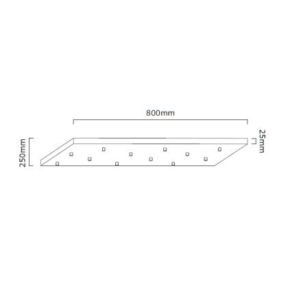 Open Design OR85464 - Luster na sajli ERO 12xG9/8W/230V crna