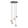Open Design OR85518 - LED luster na sajli BOLICINA 5xLED/5W/230V zlatna/crna