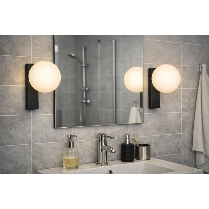 Open Design OR85556 - Kupatilsko zidno svetlo BOLETTA 1xG9/8W/230V IP44 crna