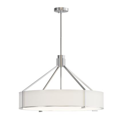 Open Design OR85655 - Luster na stalku DORETTO 6xE27/15W/230V prečnik 70 cm mat hrom/bela