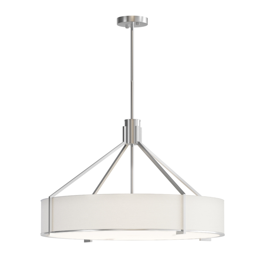 Open Design OR85655 - Luster na stalku DORETTO 6xE27/15W/230V prečnik 70 cm mat hrom/bela