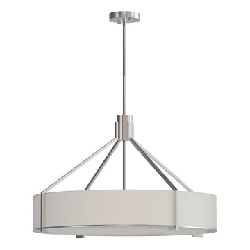 Open Design OR85655 - Luster na stalku DORETTO 6xE27/15W/230V prečnik 70 cm mat hrom/bela