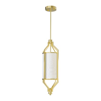 Open Design OR85860 - Luster na stalku ZUNDO 1xE27/15W/230V mesing/bela
