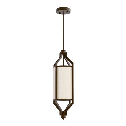 Open Design OR85877 - Luster na štapu ZUNDO 1xE27/15W/230V braon/bež