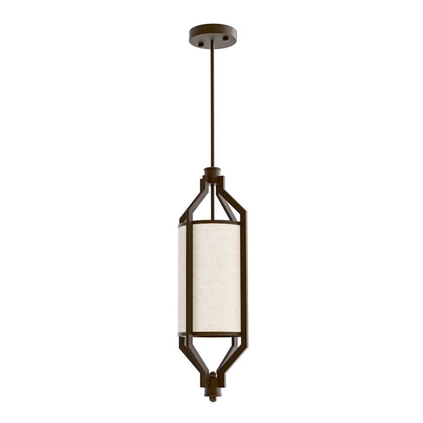 Open Design OR85877 - Luster na štapu ZUNDO 1xE27/15W/230V braon/bež