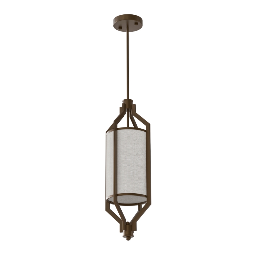 Open Design OR85877 - Luster na štapu ZUNDO 1xE27/15W/230V braon/bež