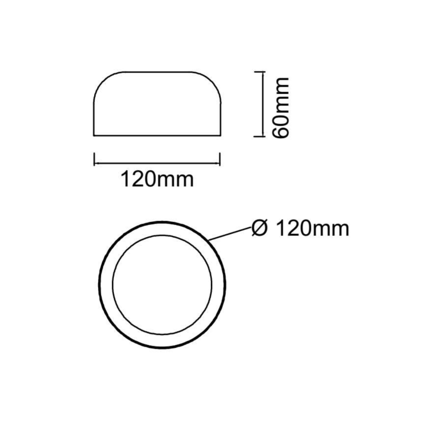 Open Design OR85907 - LED plafonsko svetlo CEDRONE LED/8W/230V 3000/4500/6500K prečnik 12 cm bež