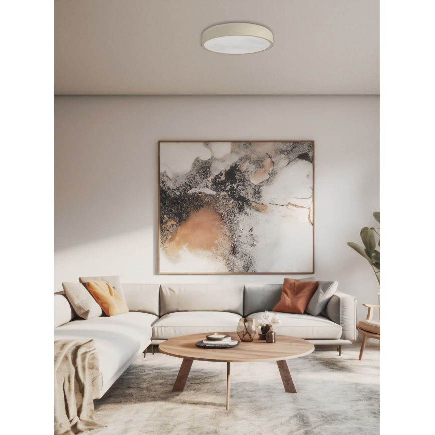 Open Design OR85938 - LED plafonsko svetlo CEDRONE LED/14W/230V 3000/4500/6500K prečnik 22 cm bež