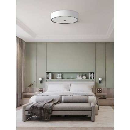 Open Design OR85983 - Plafonsko svetlo ZALINDRO 4xE27/15W/230V prečnik 54,5 cm bela/crna