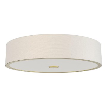 Open Design OR86034 - Plafonsko svetlo ZALINDRO 6xE27/15W/230V, prečnika 74,5 cm, belo/mesing