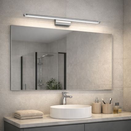 Open Design OR86157 - LUCE LED osvetljenje za kupatilsko ogledalo, LED/12W/230V, 3000/4500/6500K, 91,5 cm, IP44, sjajni hrom