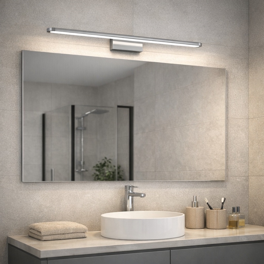 Open Design OR86157 - LUCE LED osvetljenje za kupatilsko ogledalo, LED/12W/230V, 3000/4500/6500K, 91,5 cm, IP44, sjajni hrom
