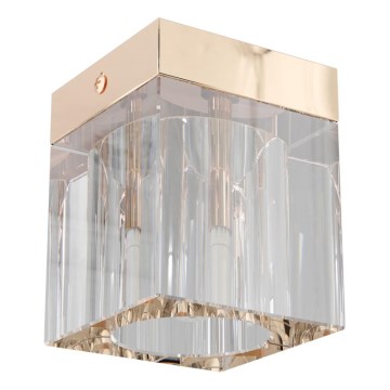 Open Design OR86188 - Spot svetiljka CUBO 1xG9/8W/230V prozirno/ružičasto zlato