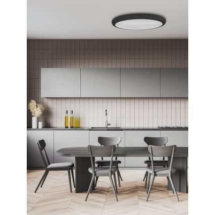 Open Design OR86232 - Plafonsko LED svetlo PIATTO LED/55W/230V 3000/4500/6500K prečnika 60 cm crno