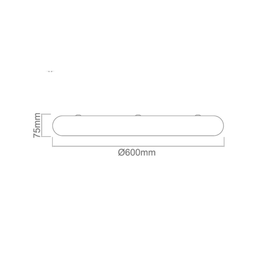 Open Design OR86232 - Plafonsko LED svetlo PIATTO LED/55W/230V 3000/4500/6500K prečnika 60 cm crno