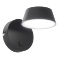 Open Design OR86522 - LED Zidna lampa TIMO LED/6W/230V 3000/4500/6500K crna
