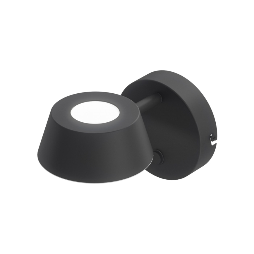 Open Design OR86522 - LED Zidna lampa TIMO LED/6W/230V 3000/4500/6500K crna