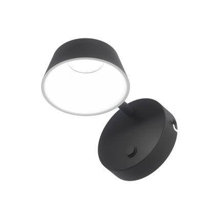 Open Design OR86522 - LED Zidna lampa TIMO LED/6W/230V 3000/4500/6500K crna