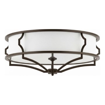 Open Design OR86607 - Plafonsko svetlo STESSO 4xE27/12W/230V prečnik 65 cm braon