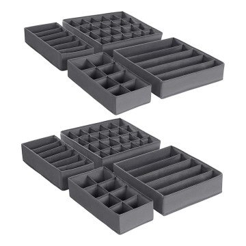 Organizator za donji veš u fioci GRANT, siva