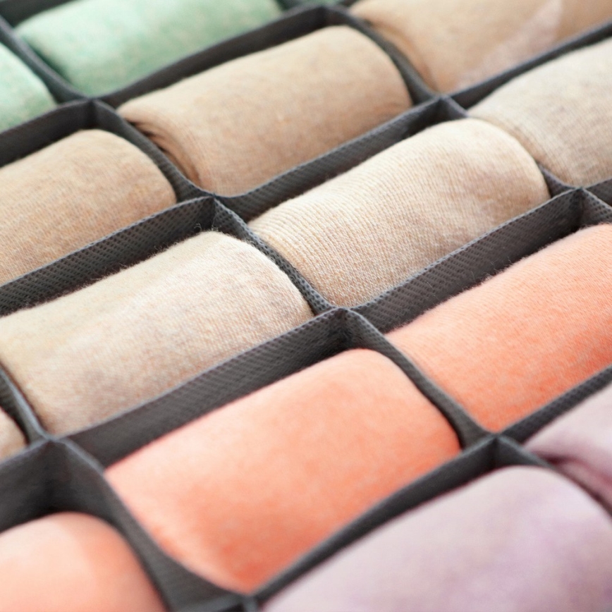 Organizator za donji veš u fioci GRANT, siva