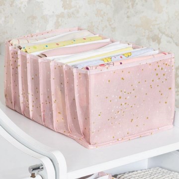 Organizator za ormar 37,5x24,5x17,5 cm, ružičaste boje