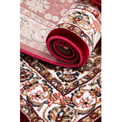 Orijentalni tepih DUBAI 80x150 cm 2300 g/m2 višebojni/crvena