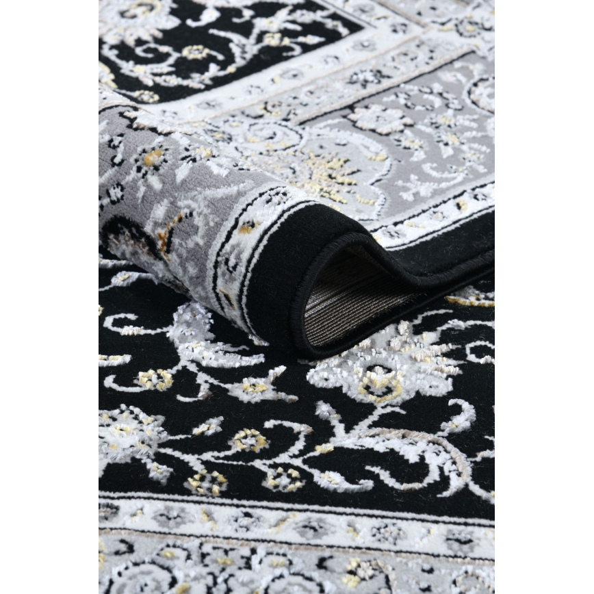 Orijentalni tepih GRECE 120x170 cm 2150 g/m2 crna/siva