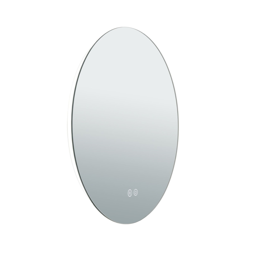 LED zidno kupatilsko ogledalo sa grejanjem i pozadinskim osvetljenjem FOCUS LED/18W/230V 3000/4200/6000K prečnik 45 cm IP44