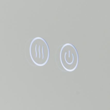 LED zidno ogledalo za kupatilo sa grejačem i pozadinskim osvetljenjem FOCUS LED/25W/230V 3000/4200/6000K prečnik 60 cm IP44